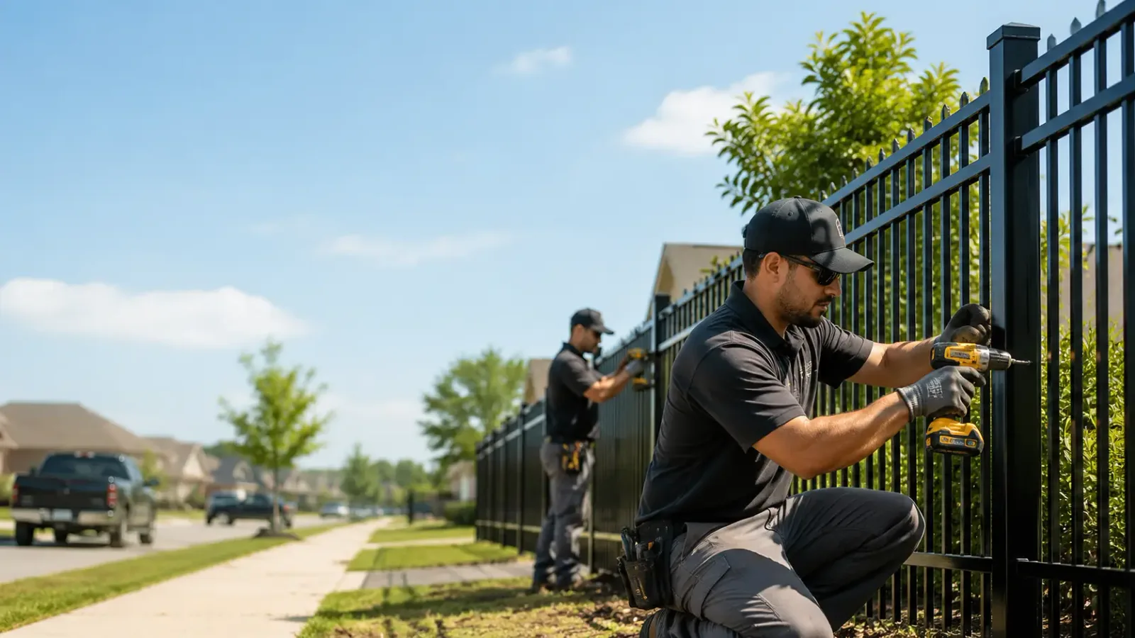 Metal Fence Installation in Washington, IL